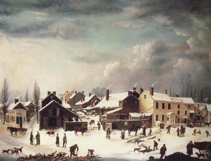 Francis Guy Winter Scene in Brooklyn china oil painting image